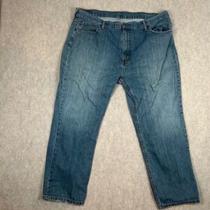 Levis 559 Relaxed Straight Jeans Mens 44x30 Blue Denim 01559-0733